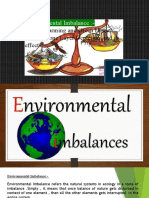 Environmental Imbalance:-: Global Warming and Green House Effect, Ozone Layer Depletion and Its Effects