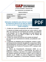 Conocimiento Legislación Laboral