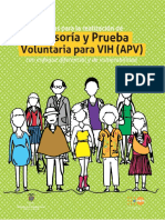 Asesoría y Prueba Voluntaria para VIH (APV)