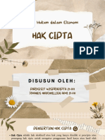 Aspek Hukum Dalam Ekonomi_Hak Cipta