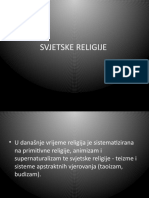 Svjetske Religije