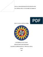 Jurado de Conciencia Como Instrumento de Participación Democrática en El Sistema Penal Acusatorio Colombiano