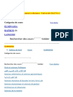 Accueil Du Site: Rechercher Des Cours Valider