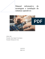 Manual informativo de montagem e instalação de sistemas operativos