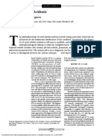 Renal Tubular Acidosis: Pathophysiology