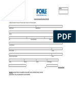 Nº Folio: 1.-Parte 1: Antecedentes Personales Del Postulante (Debe Ser Llenado Con Letra Imprenta Legible)