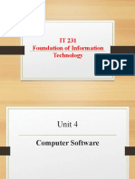 IT 231 Foundation of Information Technology