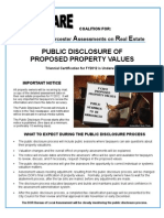 2011 AWARE Public Disclosure Property Values Explanation