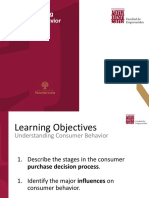 Understanding Consumer Behavior: By: Mtra. Mariana Sierra