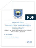 College of Law and Governance School of Law: Jimma University