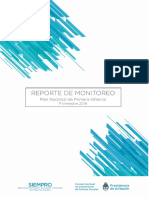 Reporte de Monitoreo Plan Nacional de Primera Infancia 1er Trimestre 2019
