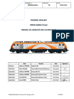 Materiel Roulant Prima Maroc E1450 Manuel de Conduite Des Locomotives