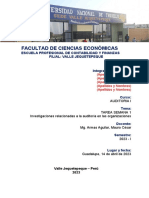 Facultad de Ciencias Económicas: Escuela Profesional de Contabilidad Y Finanzas Filial: Valle Jequetepeque