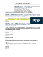 Curso Word - Actividad N°1: Ejercicio 1 - Formato de Fuentes