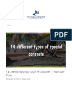 14 Different Special Types of Concrete - Prons and Cons: September 30, 2020 by Sanjay Singh
