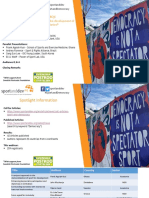 Deporte y Democracia ¿Cómo Puede El Deporte Promover y Apoyar El Desarrollo de Sociedades Democráticas e Inclusivas