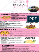 Menu Semanal: Lunes