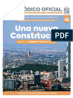 Periódico Oficial: Una Nueva Constitución