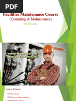 Facilities Maintenance Course