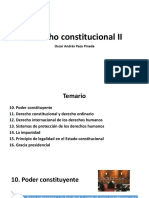 Derecho Constitucional II: Oscar Andrés Pazo Pineda