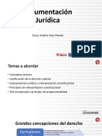 Argumentación Jurídica: Oscar Andrés Pazo Pineda