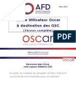 Guide Utilisateur Oscar À Destination Des OSC: (Version Complète)