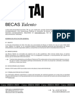 Talento: Becas