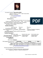 Europass Curriculum Vitae: Personal Information Tamás Nagy-György