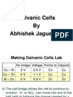 Galvanic Cells by Abhishek Jaguessar