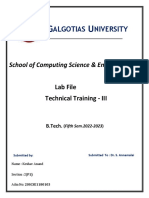 TT 3 Lab File Keshav