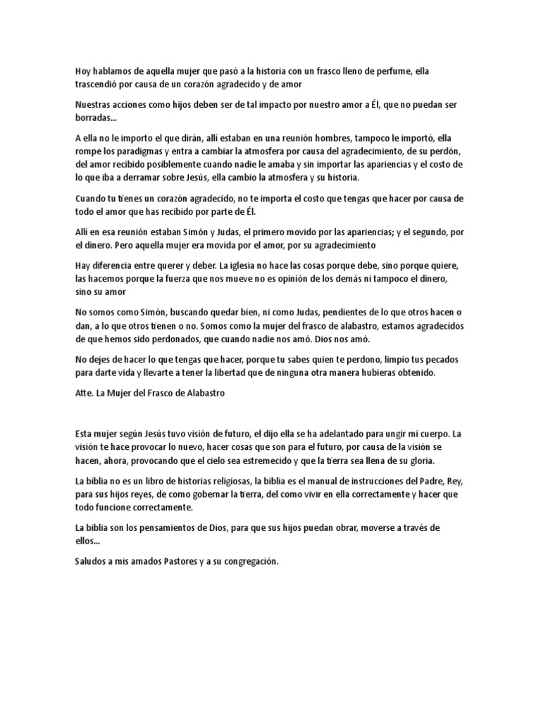 La Mujer Del Frasco de Alabastro PDF