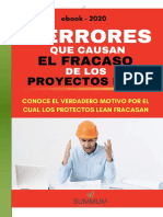 5 Errores Que Causan El Fracaso de Los Proyectos Lean (2020)