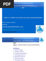 DISEÑO DE POZOS DE AGUAS SUBTERRANEAS