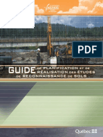 Guide: Planification Réalisation Reconnaissance Sols