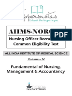 Aiims-Norcet: Nursing Officer Recruitment Common Eligibility Test