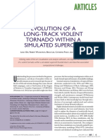 (15200477 - Bulletin of The American Meteorological Society) Evolution of A Long-Track Violent Tornado Within A Simulated Supercell