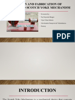 Design and Fabrication of Motorised Scotch Yoke Mechanism
