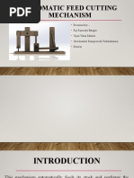 Automatic Feed Cutting Mechanism