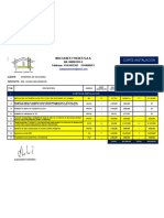 Cantidades I-22332 Tecnoglass Barranquilla