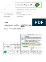 Arabian Industries Projects LLC: Doc No: AIP-C3100000175-ITP-09 Rev.0