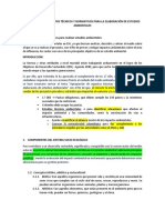 Apropiación de Aspectos Técnicos Y Normativos para La Elaboración de Estudios Ambientales