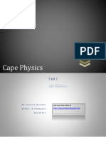 Cape Physics Unit 1st Edition