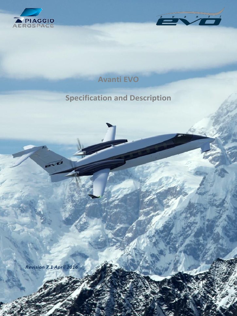 Piaggio Evo | PDF | Empennage | Flight