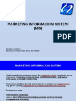 Marketing Informacioni Sistemi (MIS) : Nedžad Azemović