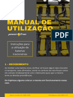 Instruções para A Utilização de Baterias Tracionárias