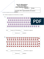 Nombre: Semana 3 Fecha: OA: Leer, Escribir Números Hasta 100 y Representarlos de Manera Concreta, Pictórica y Simbólica