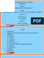 Programas para El Análisis de Los Datos en La Investigación Cualitativa