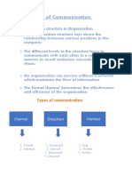 Flow of Communication: 2. The Different Levels in The Structure Have To