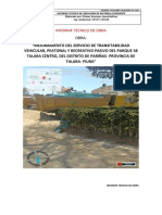 Informe Tecnico Ambiental de Material Excente Parque 38
