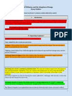 Cultural Diffusion and The Kingdom of Kongo Essay Outline